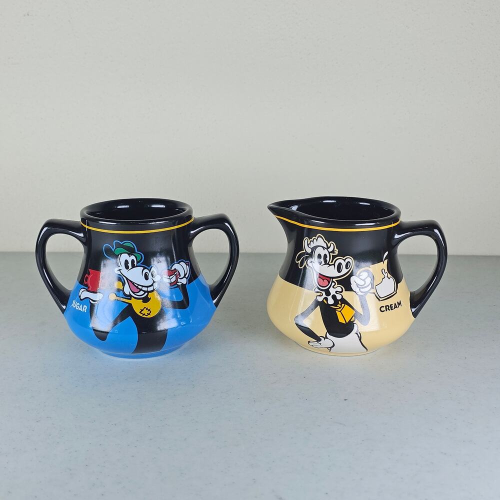 Disney Clarabelle Cow and Horace The Horse Creamer and Sugar Set